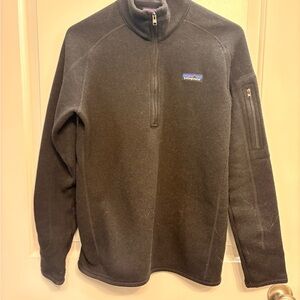 Patagonia Black Fleece Quarter-Zip Pullover
